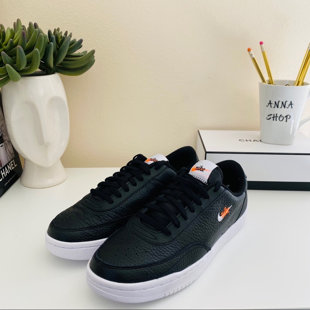 NEW Nike court vintage premium black sneakers shoes - Picture 4 of 9